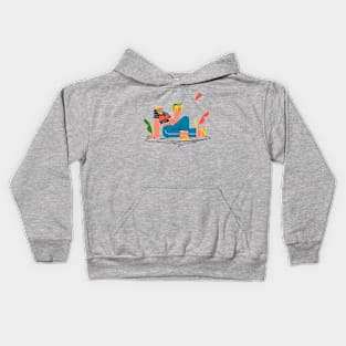 Reading Girl Kids Hoodie